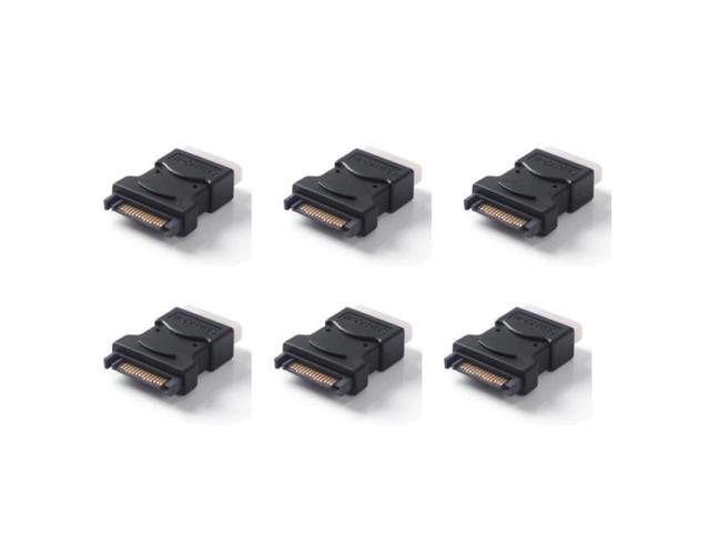 4 Pin Molex PC IDE Female to 15 Pin SATA Male Power Adapter Convertor CYN 