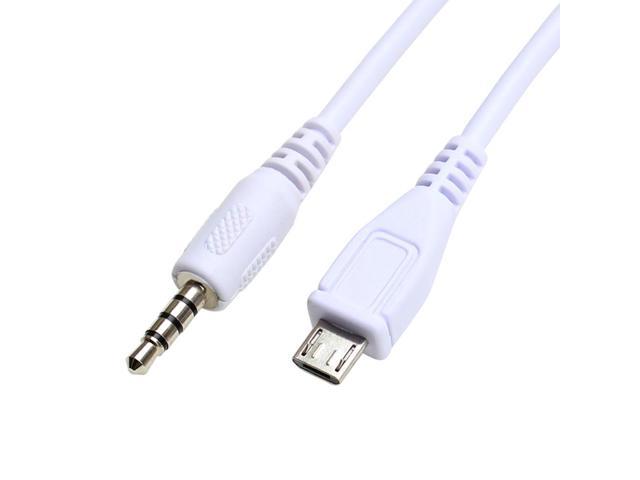 Amfibiekøretøjer volatilitet Er velkendte Micro usb to 3.5mm Cable micro USB to Stereo 3.5mm Music audio play cable  for bluetooth portable cd player - Newegg.com