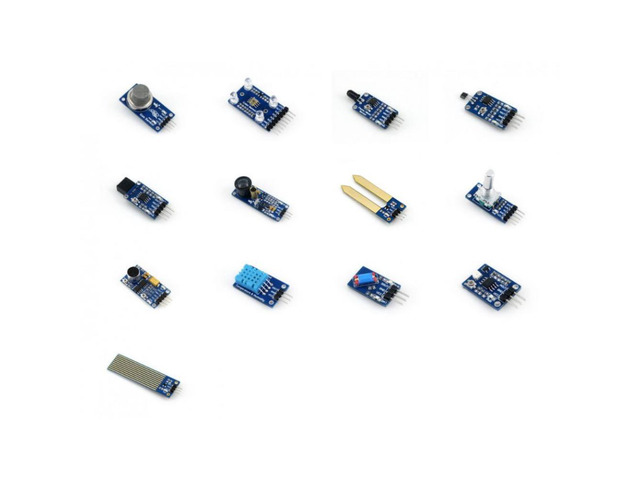 Sensor Module Pack For Aduno Gas Color Flame Metal Hall IR Laser Soil ...