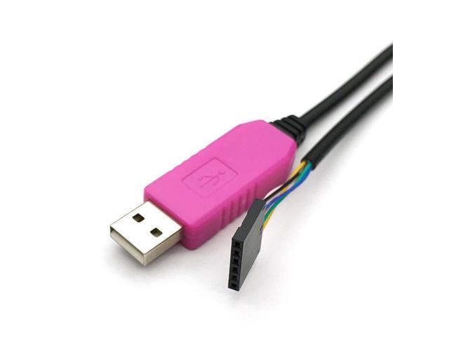 6Pin PL2303HXD USB to RS232 TTLCable module for win XP VISTA 7 8 Android OTG  6 
