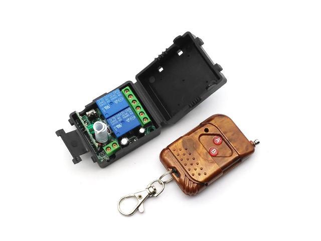 Details about   DC 12V 2X2 Channel Relay Wireless Smart Remote Control Switch Kit 2 Transmitters 