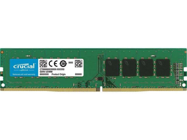 Crucial 8GB Single DDR4 2666 MT/s (PC4-21300) SR x8 DIMM 288-Pin