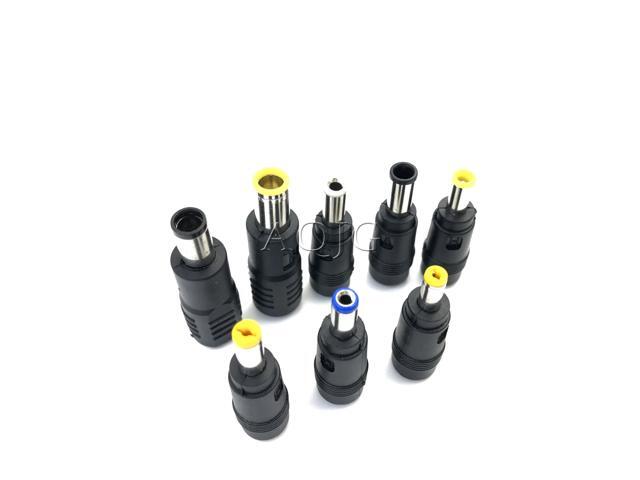 7pcs Universal Laptop DC Power Supply Adapter Connector Plug AC DC ...