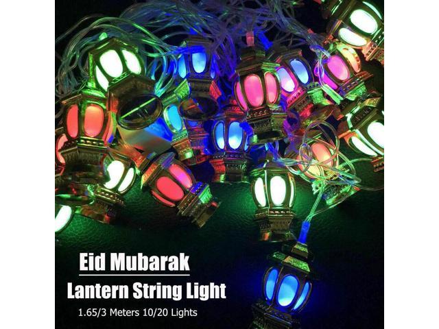 Islam Eid Mubarak Decoration Ramadan Lights 10 LED String Light For Muslim