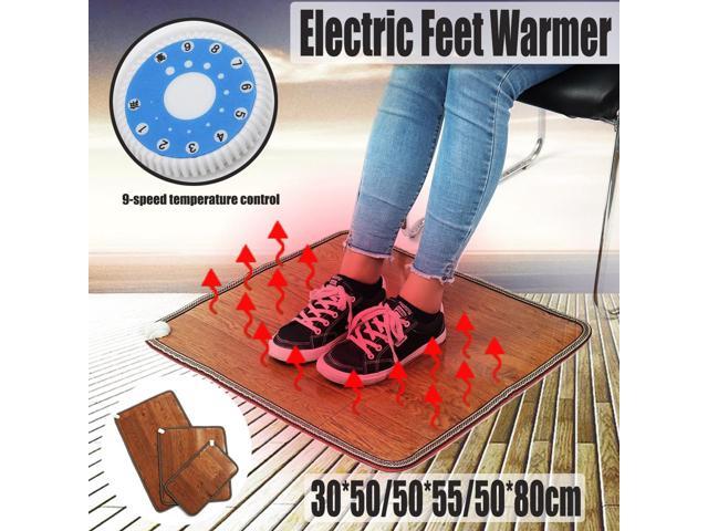 220V 50W/70W Electric Heated Foot Warmer Relaxing Hot Feet Floor Carpet Pad Mat