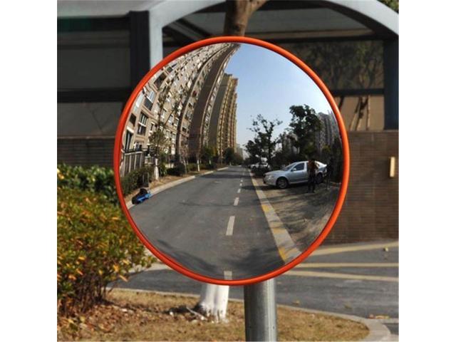 Security Mirror Convex Traffic Road Safety Driveway Wide Angle View Outdoor 45cm