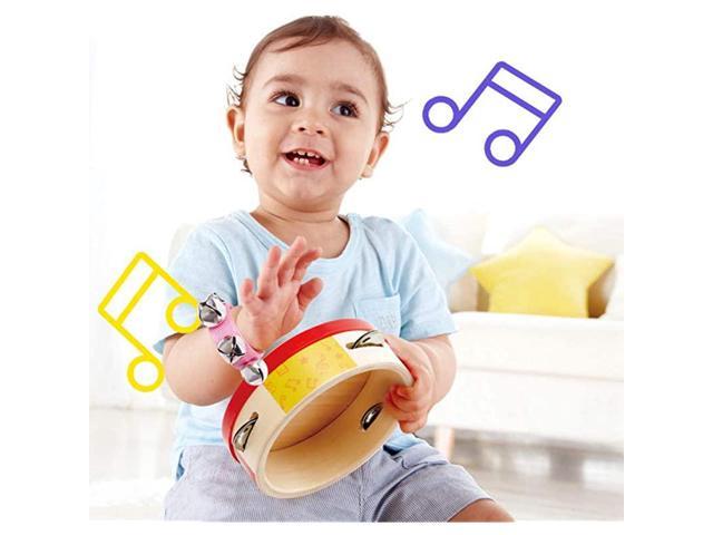 12pcs Wooden Percussion Instruments Toys Tambouri Kids Musical Instruments Sets 