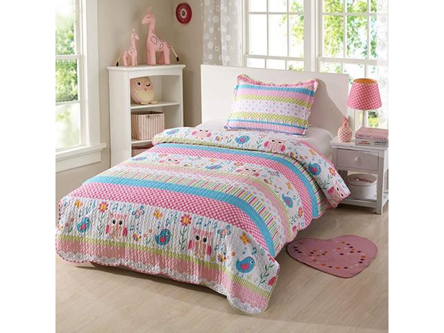 A73 Full Kids Bedspread Quilts Set Throw Blanket for Teens Boys Girls Bedding 