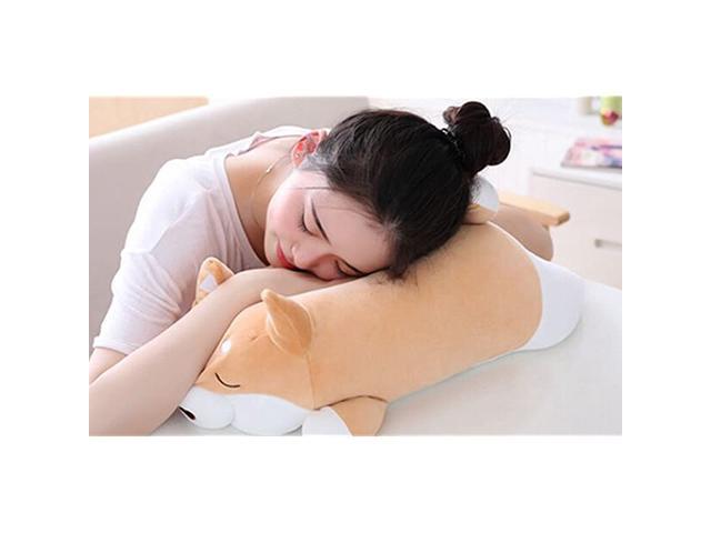 Shiba Inu Dog Soft Plush Throw Pillow Lifelike Animal Pillows Plush Toy for Valentines Gift Bed,Sofa Chair 