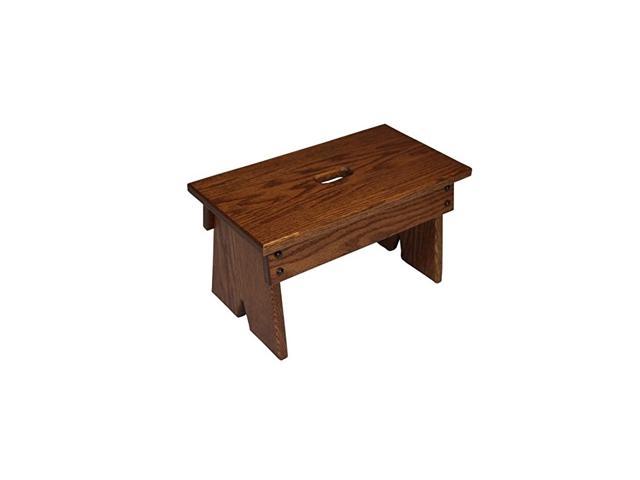 oak step stool for bed