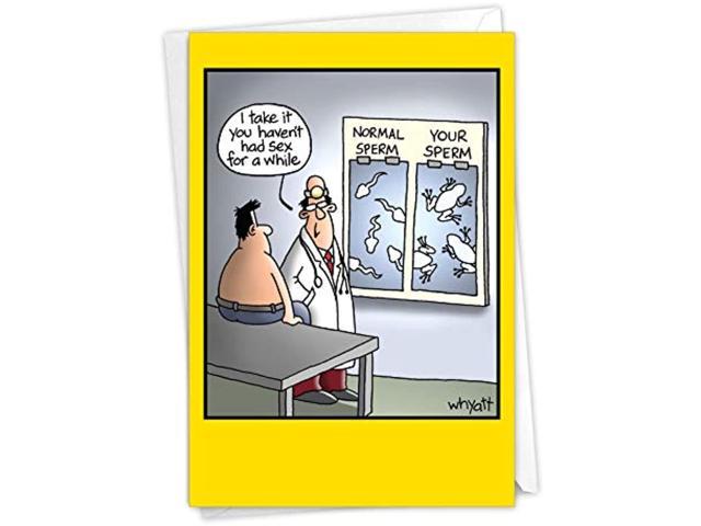 1 Hilarious Greeting Card For Birthday - Funny Birthday Cartoon, Comic  Notecard (Buyer Discretion Advised) - Your Sp-Rm 8306 