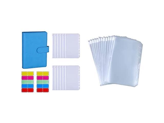 A6 Binder Cash Budget Envelopes System Kit (Sky Blue) Bundle 