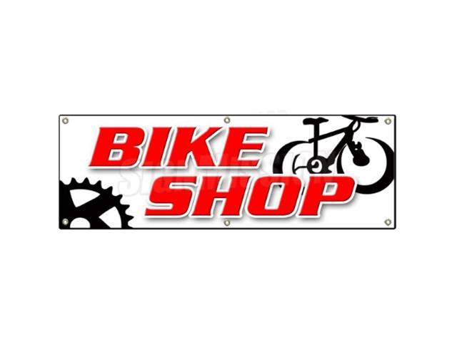 Details about   BIKE RENTAL BANNER SIGN bicycle shop repair rent scooter cycle helmet shoes 