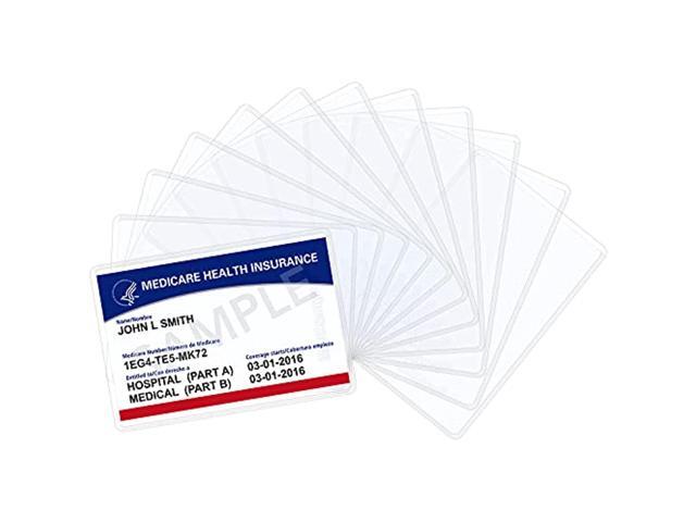 Clear Id Card Sleeve Protectors