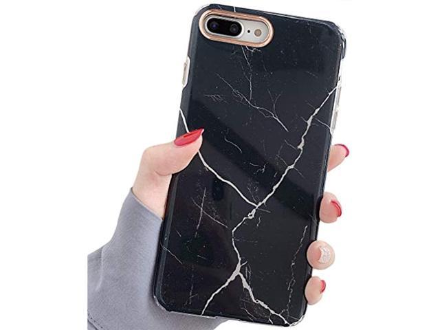 Iphone Plus Case, Iphone 7 Plus Cool Men Women, Crack Marble Pattern Design,