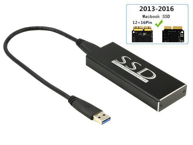 USB 3.0 SSD Enclosure for 2013 2014 2015 Apple MacBook Air Pro Retina SSD Adapter with Cable, USB External Reader for (2013-2017 Year) A1466 A1398 (12+16 pin) Hard Drive Adapters - Newegg.com