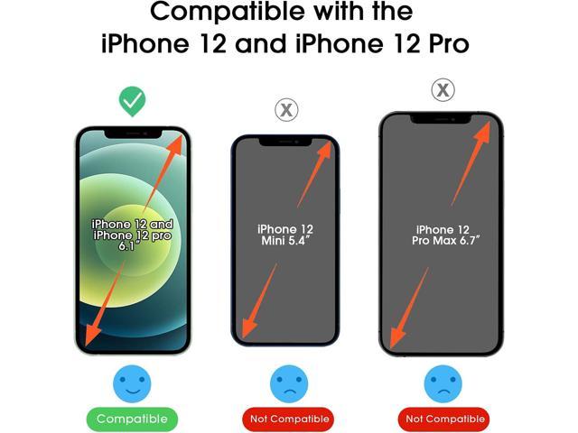 amFilm (2 PK) OneTouch Tempered Glass Screen Protector for iPhone 12 Mini  (5.4)