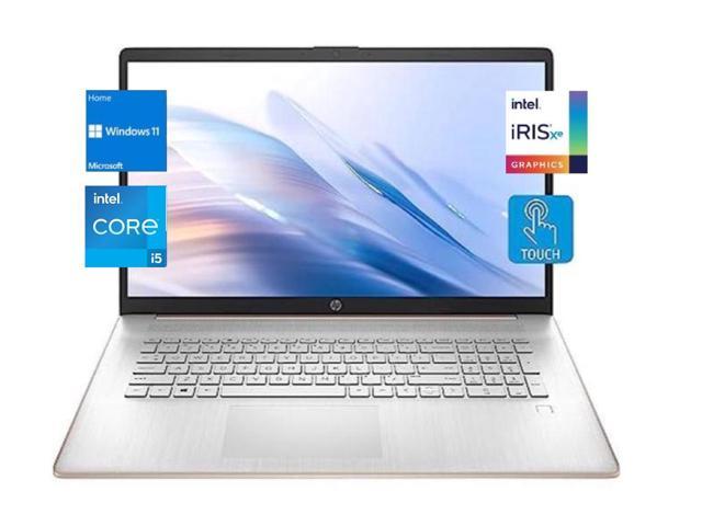New HP Essential 17t-cn300 17.3" HD+ Touch Laptop, Intel Core i5-1335U,intel Iris Xe Graphics,Wi-Fi 6 and Bluetooth 5.3,Backlit Keyboard,64 GB RAM,2 TB SSD,Windows 11 Home,Pale Rose Gold
