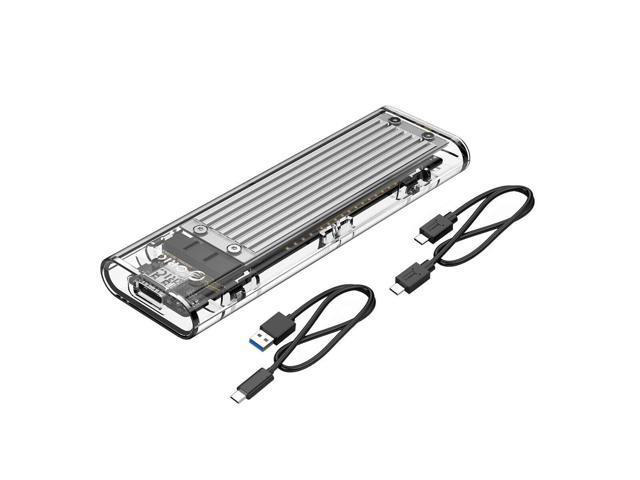 Fix Unused M.2 NVMe SSD Transparent USB C External Enclosure Case 2TB