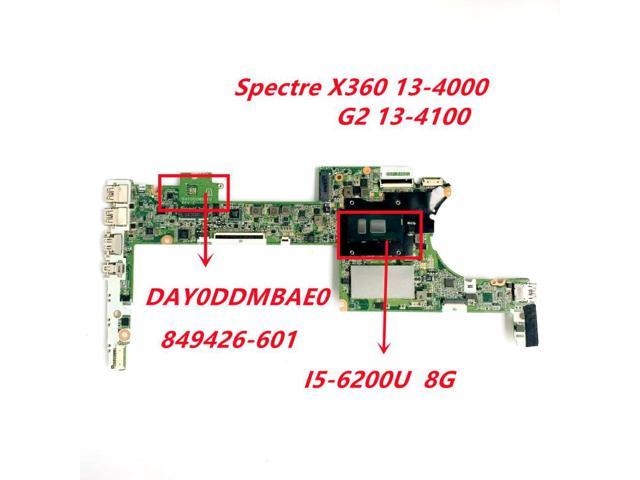 DAY0DDMBAE0 for HP Specter X360 13-4000 G2 13-4100 13-4102TU Notebook Motherboard 849426-601 849426-001 849426-501 I5-6200 8G