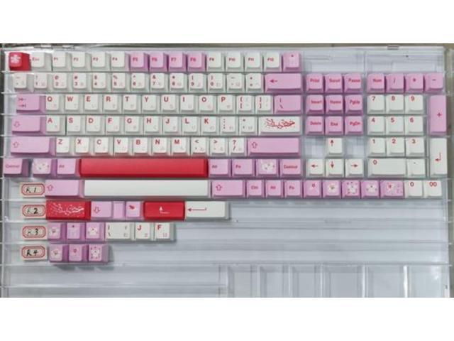 Keycaps GMK- Sakura Hazakura 132 Key PBT Dye Subbed Cherry Profile