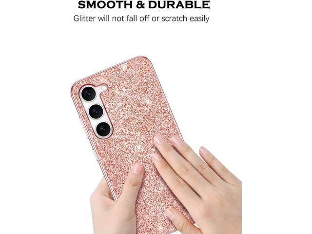 YTanazing Samsung Galaxy S23 Plus Glitter Case, Cute Sparkle Bling Shiny  Diamond Women Girls Cases Rubber Slim Shockproof Drop Phone Protective  Cover