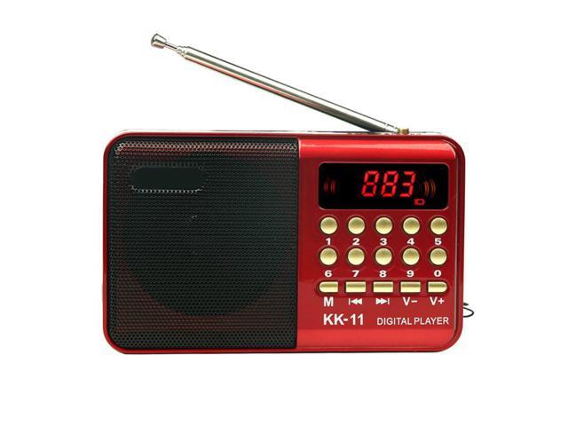Bank Isoleren Psychologisch K11 Handheld Digital 70MHz-108MHz FM MP3 Player Speaker Devices Mini  Portable Radio Recorder Supports TF Card - Newegg.com