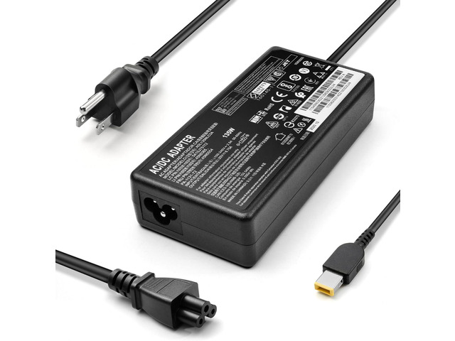 Thinkpad Adapter Laptop Charger for Lenovo Thinkpad 135W AC Adapter Slim Tip, Thinkpad ...