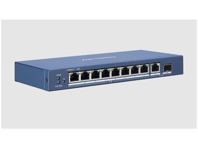 Switch HIKVISION - 10x Ports Gigabit - 6x POE - 2x Hi_POE - 1X