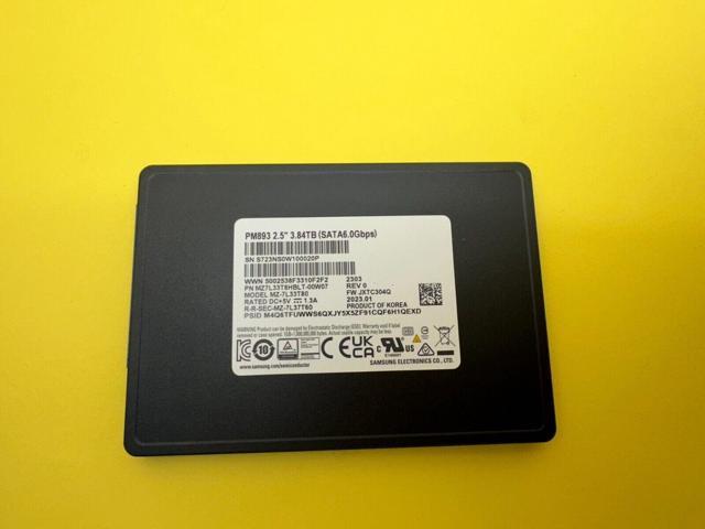 Refurbished: Samsung PM893 Series 3.84TB SATA 6Gb/s 2.5inch Internal ...