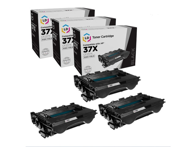 LD Products Compatible Toner Cartridge Replacements for HP 37X CF237X ...