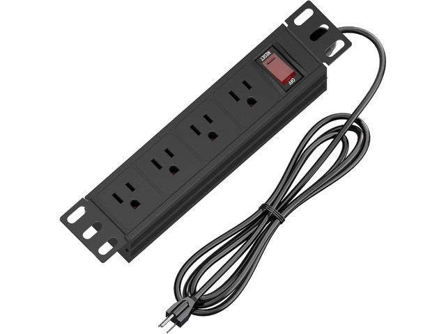 10 Inch Rack Usb Power 10 Inch Rack Power Distribution Unit, 1U (4 Outlets) 10 Inch Mini Rack ...