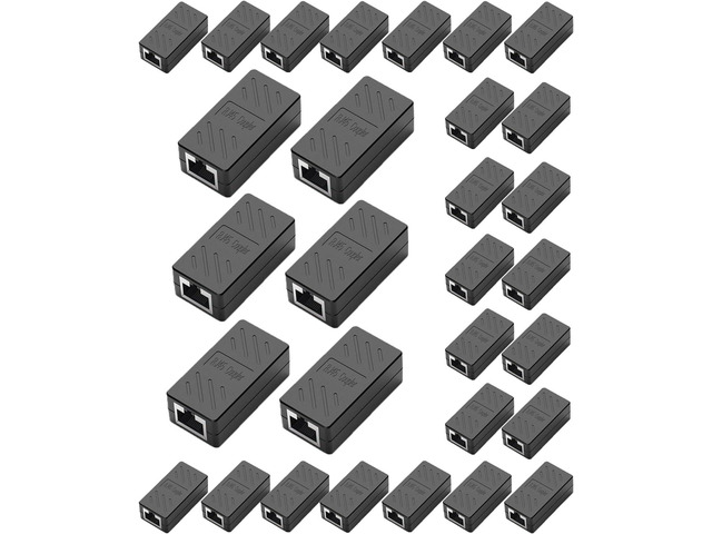 OseTub RJ45 Coupler Ethernet Extender Connector, in-Line Coupler Female ...