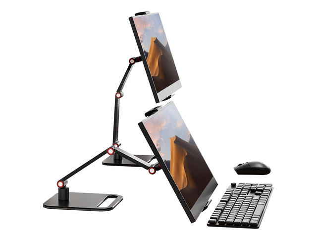 360 Monitor Hand Rotation RQUOIRE portable monitor stand monitor arm 360 rotation,Suitable for 12 ...