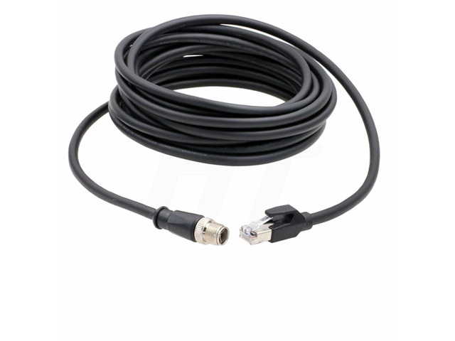 HangTon Camera Sensor Network Ethernet M12 8 Pin X Coded to RJ45 Cat 6A ...