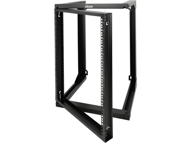 Square Computer Rack Slotted Tecmojo 15U Server Rack with Swing Gate, 15U Rack for 19inch Computer ...