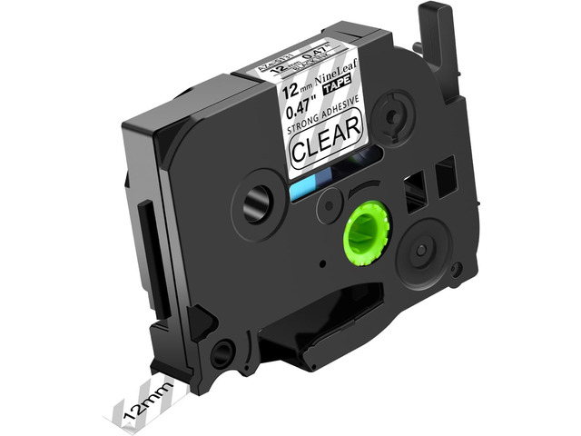 Clear Label Tape Replacement for Brother P-Touch PT-D210 12mm 40 Pack