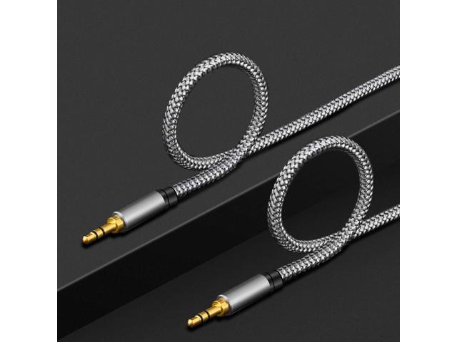 3.5mm Car Auxiliary Cable 12Ft Long Headphone Cord for iPhone iPad