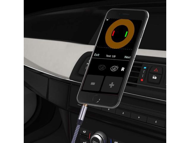 3.5mm Car Auxiliary Cable 12Ft Long Headphone Cord for iPhone iPad
