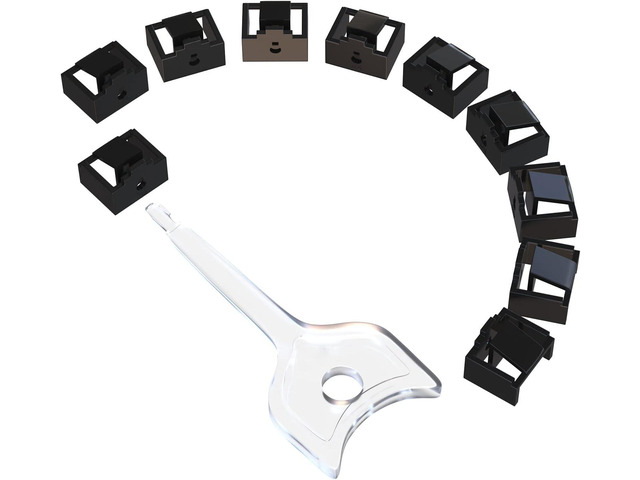Lockable Rj45 Port 100pcs RJ45 Port Lock with 5 Keys, Locking RJ45 Port/Dust Blocker ...