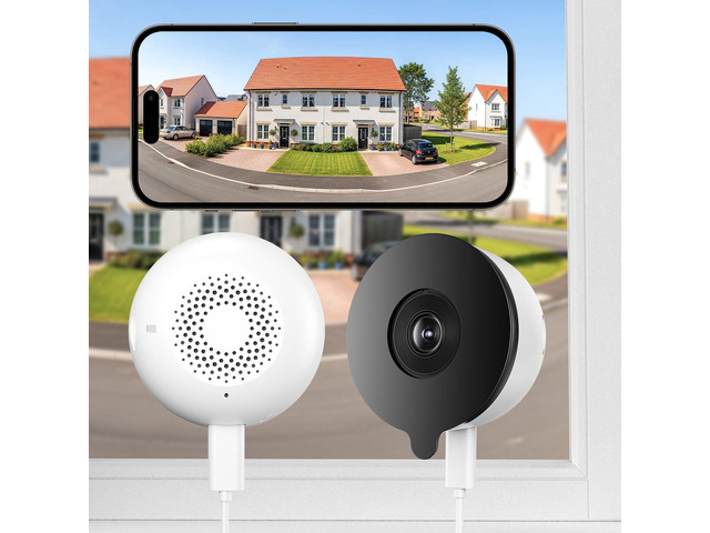 3MP 2K Window Camera, 5G & 2.4GHz WiFi Indoor Camera for Home Security ...