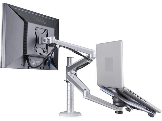 Monitor Arm, Multimedia Desktop Dual Arm 27 Inch LCD Monior Holder+ ...