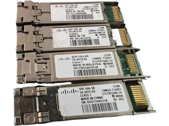 10 Sfp Module SFP-10G-SR V03 V02 10-2415-03 850nm 10GBASE-SR SFP+ Multi Mode Module ...