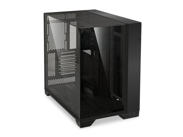 LIAN LI O11 Vision Black  Aluminum / Steel / Tempered Glass ATX Mid Tower Computer Case ----- O11VX