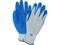 The Safety Zone GRSLMD Blue/Gray Coated Knit Gloves - Medium