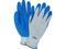 The Safety Zone GRSLSM Blue/Gray Coated Knit Gloves - Small