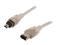 SYBA SD-CAB-FW 6 ft. IEEE 1394a 6-pin to 4-pin Firewire cable