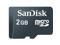 SanDisk 2GB MicroSD Flash Card Model SDSDQ-2048-A11M