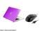 INSTEN Purple Snap-in Rubber Case Cover with optical mouse for Apple MacBook Pro Model 1997697