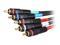 BYTECC P3V2A-12 12 ft. Component RGB video/audio Cable - GOLD Plated, Black Jacket
